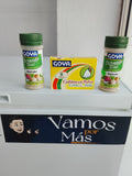 Sazonador Total Goya 4 €.  Cubitos 3.25 €