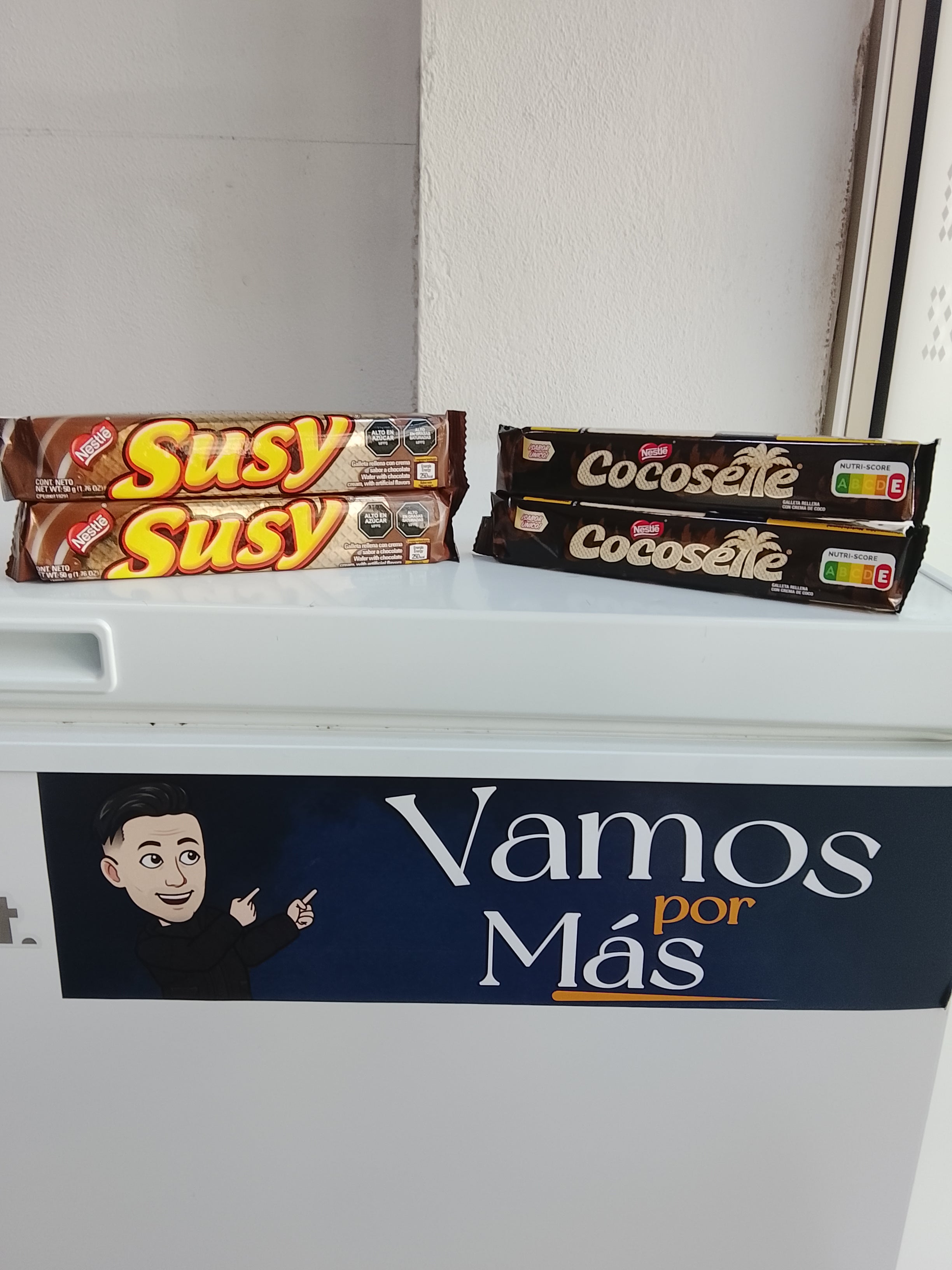 Susy 1.95€ y cocosette 1.50€