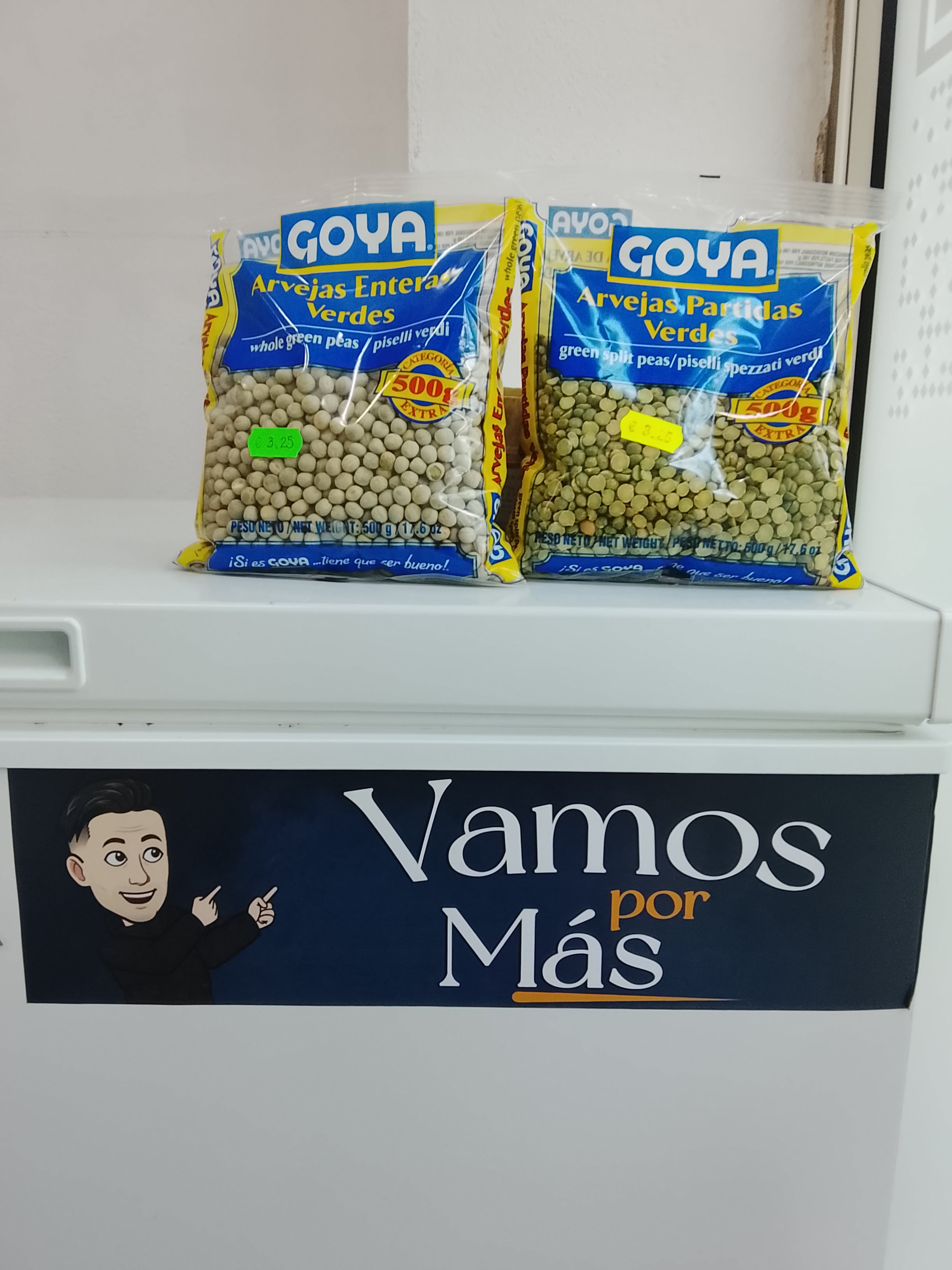 Arvejas Enteras Verdes Goya 500 g